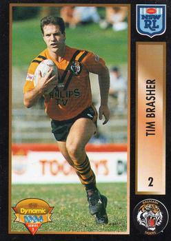 1994 Dynamic Rugby League Series 1 #2 Tim Brasher Front